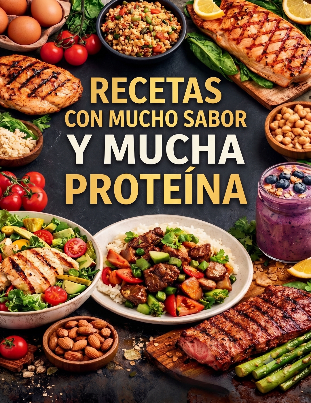 RECETAS CON SABOR Y MUCHA PROTEÍNA